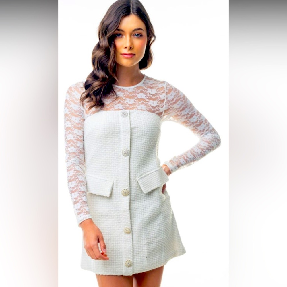 Brand new Beautiful white birch dress size small dress only